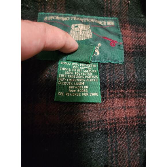 Vintage Orvis Jacket Men L Green Fleece Flannel Lined Convertible Utility Hiking - Picture 4 of 10